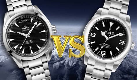 omega aqua terra vs rolex|Rolex explorer vs omega.